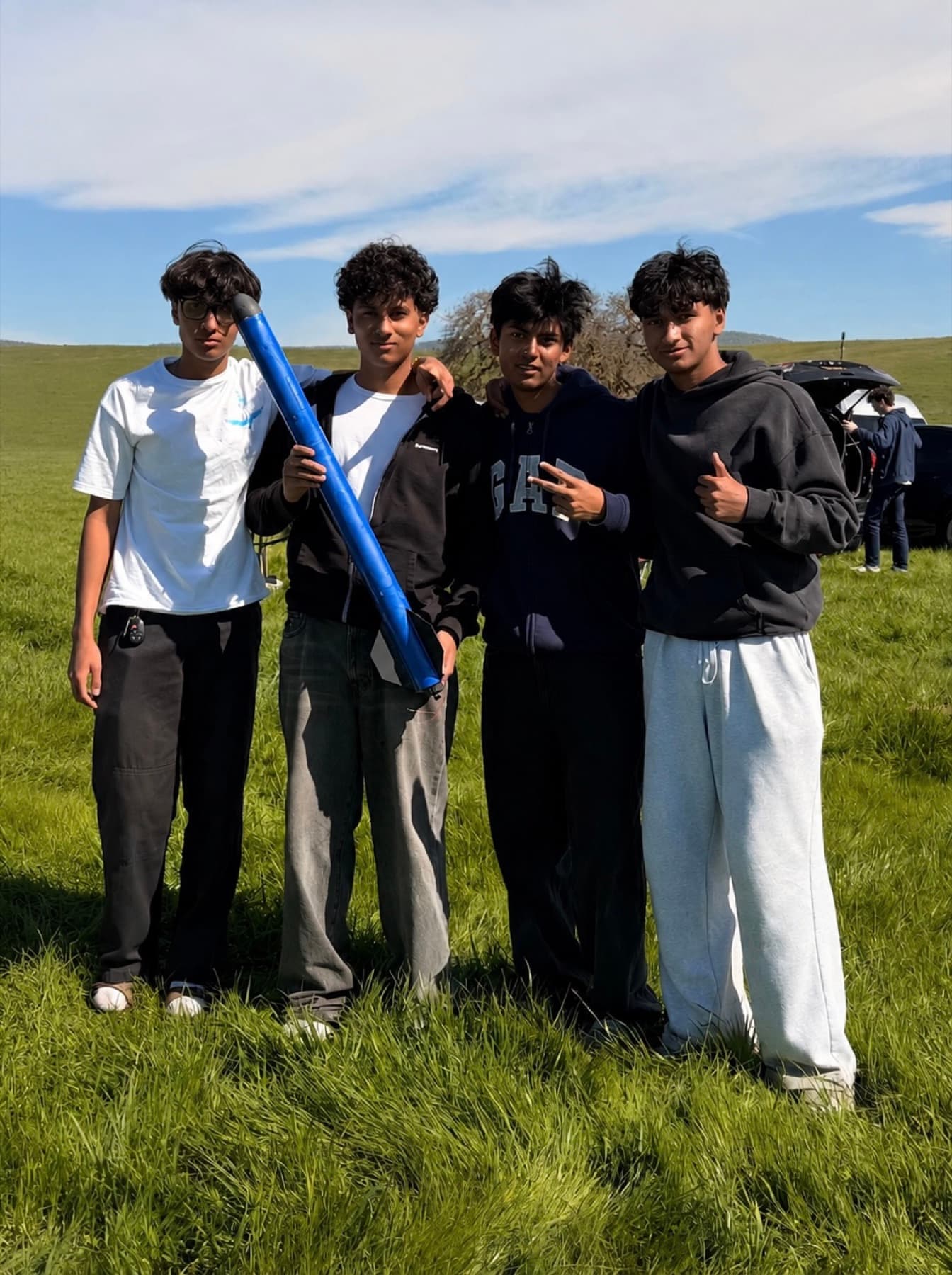 The FHS Falcon Rocketry student crew